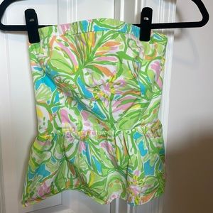 Women’s Strapless Lilly Pulitzer top